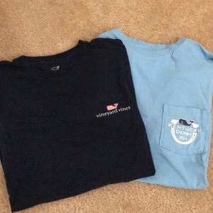 two different short-sleeve t shirts